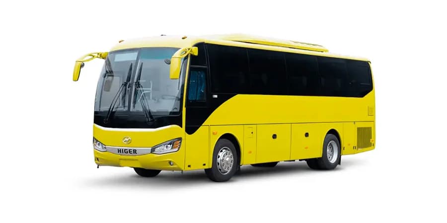 Bus Higer H95.35 de alta seguridad para transporte de trabajadores mineros