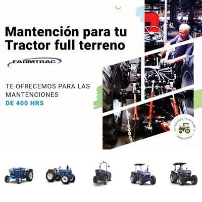 Mantención Tractores frutero Farmtrac 400 Hrs